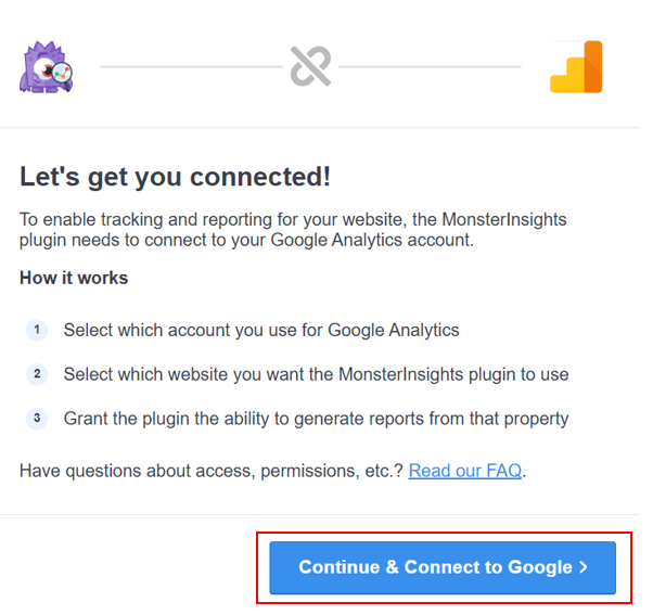 Image 19 continue to connect to google