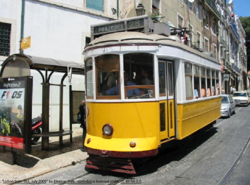 Lisbon tram 