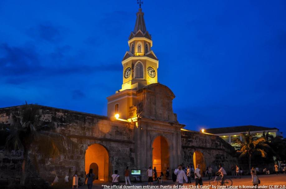 Walled City Cartagena Torre del reloj