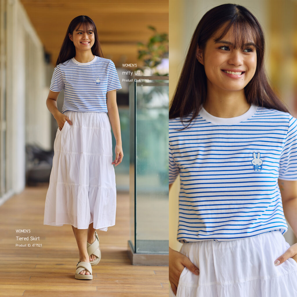 Fan styling Women’s Miffy T-shirt from UNIQLO 70th Anniversary collection